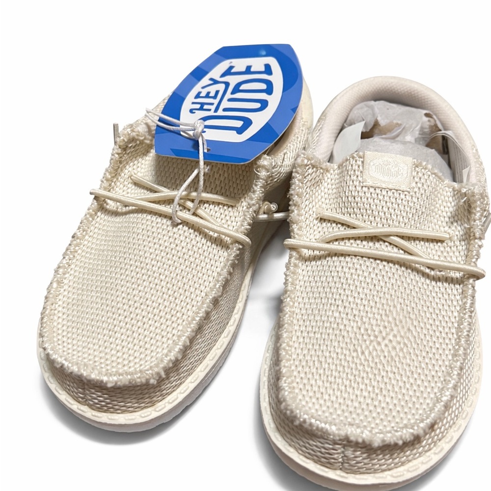 Hey Dude Kids Tan Sneakers